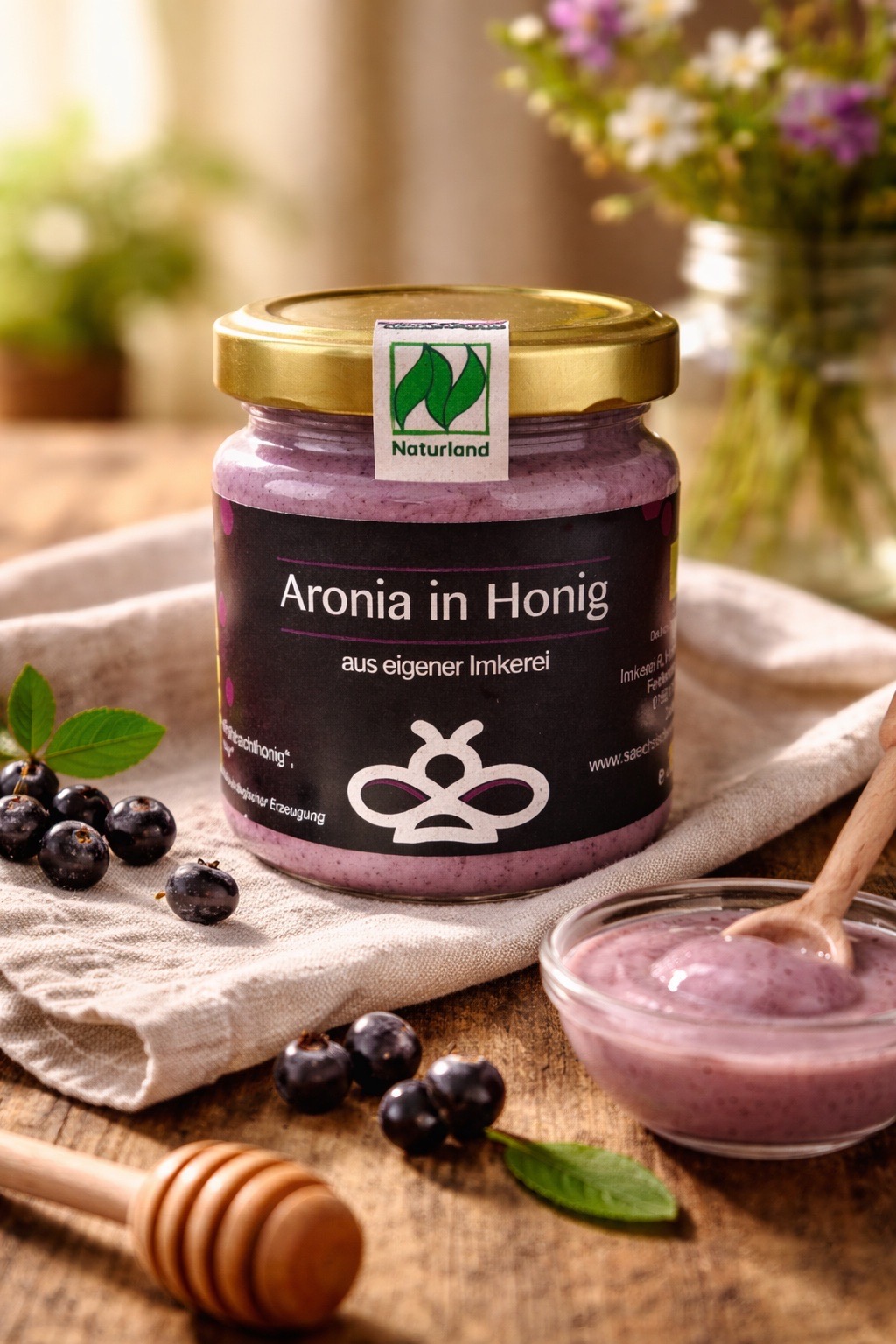 Aronia in Honig